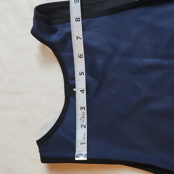 Ultracor Women's Activewear, Gym Altitude Navy Blue Crocodile Print Sportbra - Picture 5 of 6